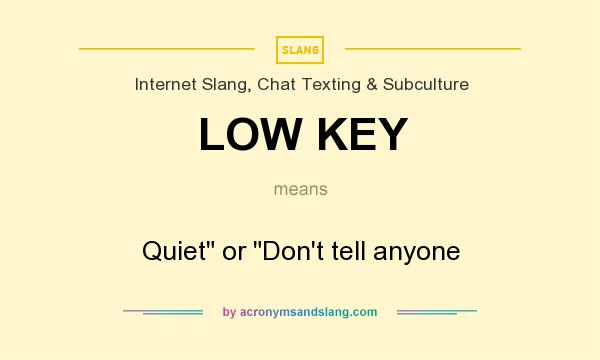 occidental Cerdo Presentar What Does Lowkey Mean In Slang? - Slanguide.com
